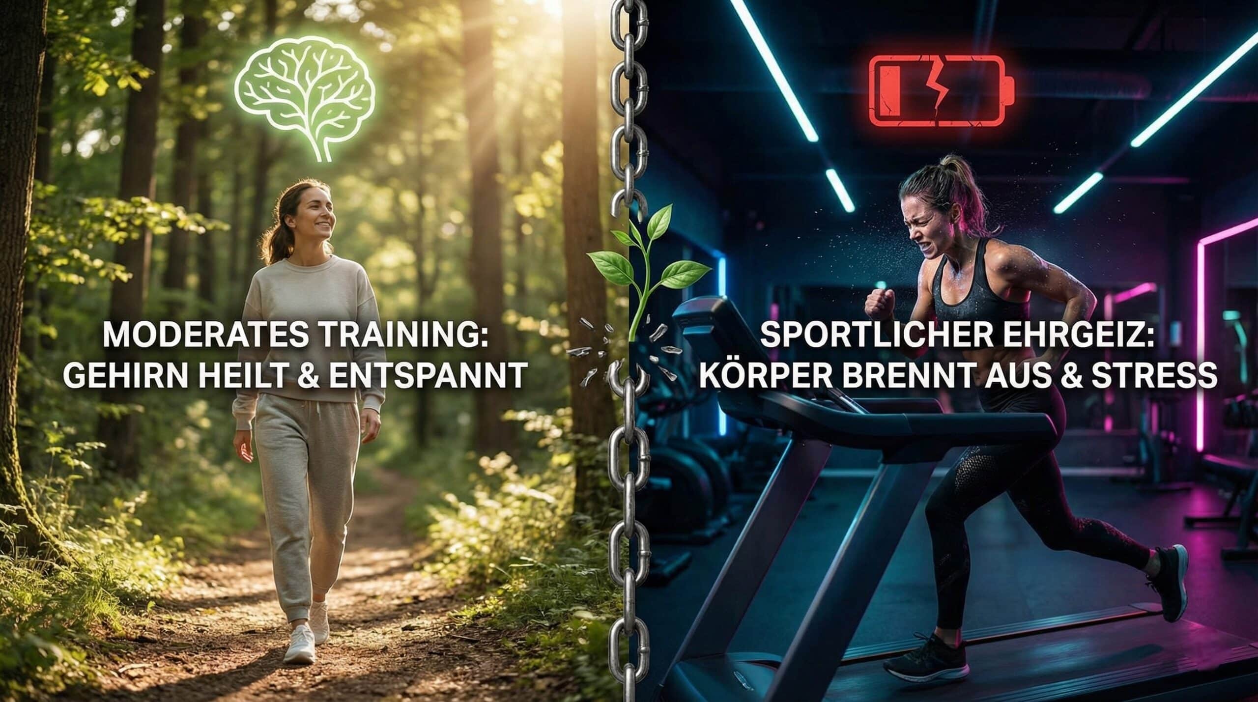 Bewegung gegen Burnout: Warum moderates Training wirksamer ist als sportlicher Ehrgeiz